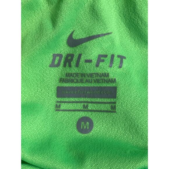 Nike Dri-Fit Women's Neon Green and Blue Running Shorts Size Medium - Picture 4 of 9